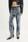 Spodnie damskie - Diesel jeansy D-ARK-S5 damskie high waist A15188.0PGAE - miniaturka - grafika 1