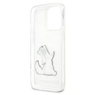 Karl Lagerfeld Choupette Fun - Etui iPhone 13 Pro Max (przezroczysty) KLHCP13XCFNRC - Etui i futerały do telefonów - miniaturka - grafika 8
