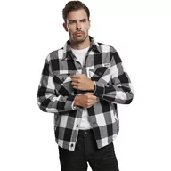 Odzież taktyczna i umundurowanie - Kurtka Brandit Lumber Jacket White/Black Gingham - miniaturka - grafika 1
