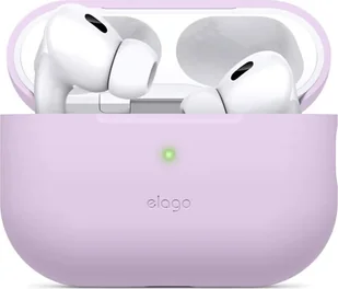 Elago AirPods Pro 2 Silicone Case - etui do AirPods Pro 2 lawendowe - Akcesoria do słuchawek - miniaturka - grafika 1