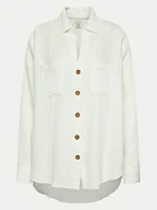 Koszule damskie - Billabong Koszula Swell ABJWT00487 Biały Relaxed Fit - miniaturka - grafika 1