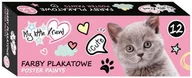 Przybory szkolne - St. Majewski Farby plakatowe 12 kolorów My Little Friend 729034 - miniaturka - grafika 1