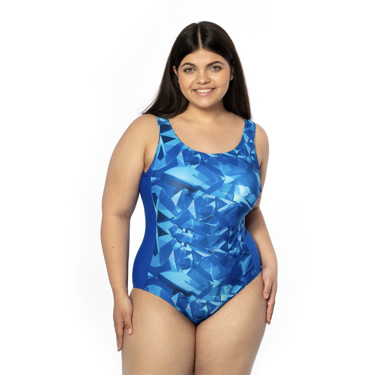 Strój damski nieb.trójkąt chaber M