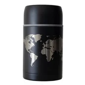 Termosy - TravelSet, Termos na lunch World - czarny 800ml - miniaturka - grafika 1