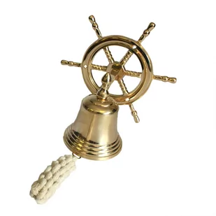 Dzwonek - Ships Wheel Koło statku - Dzwonki i gongi - miniaturka - grafika 1