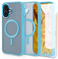 Etui i futerały do telefonów - Hello Case Etui Do Magsafe do iPhone 17 Jasnoniebieski, Pancerne, Matowy Szkło - miniaturka - grafika 1