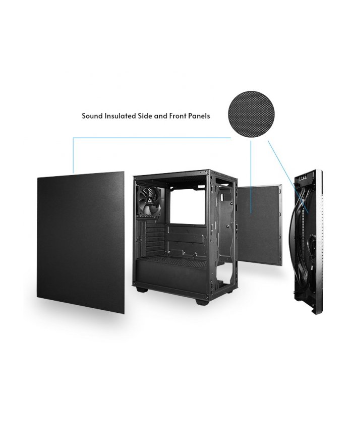 CASE MIDITOWER ATX W/O PSU/AS-01B-OP CHIEFTEC