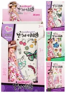 Zabawki kreatywne - TATUAŻE DLA DZIEWCZYNKI 12X19 RÓŻNE WZORY 36 szt - miniaturka - grafika 1