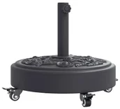 Parasole ogrodowe - Zdobiona podstawa na kółkach pod parasol ogrodowy E6-Z77 - miniaturka - grafika 1