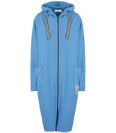 Bluzy damskie - Cienka długa bluza z dłuższym tyłem i kapturem PAOLA - Empik - miniaturka - grafika 1