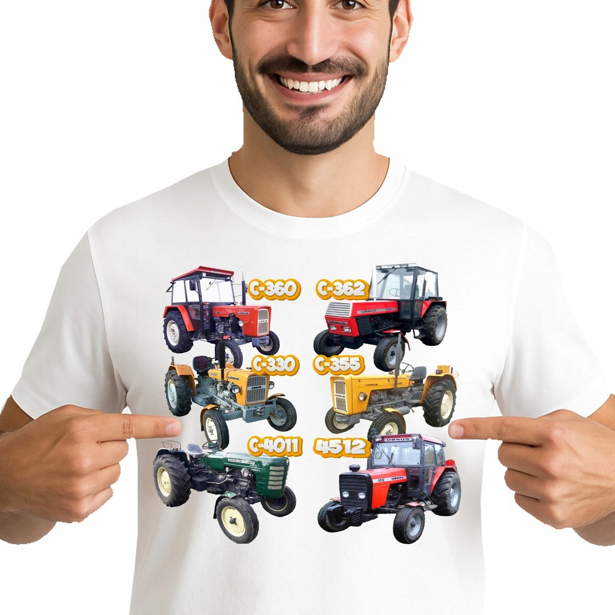 KOSZULKA TRAKTOR DLA ROLNIKA Z TRAKTOREM C360 URSUS C330 CIĄGNIK S 3531