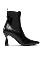 Botki damskie - Vero Moda Botki Vmmicka 10296966 Czarny - miniaturka - grafika 1