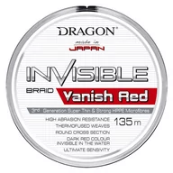 Żyłki wędkarskie - Plecionki Dragon Invisible Vanish Red 135 M 0,16 Mm - miniaturka - grafika 1