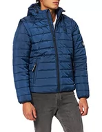 Kurtki męskie - Pepe Jeans kurtka męska hiram, niebieski, XXL - miniaturka - grafika 1