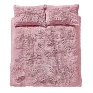 Pościel - Różowa pościel z mikropluszu Catherine Lansfield Cuddly, 135x200 cm - miniaturka - grafika 1