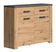 Komody - Komoda Follow 2D2S Dąb Artisan / Matera - miniaturka - grafika 1