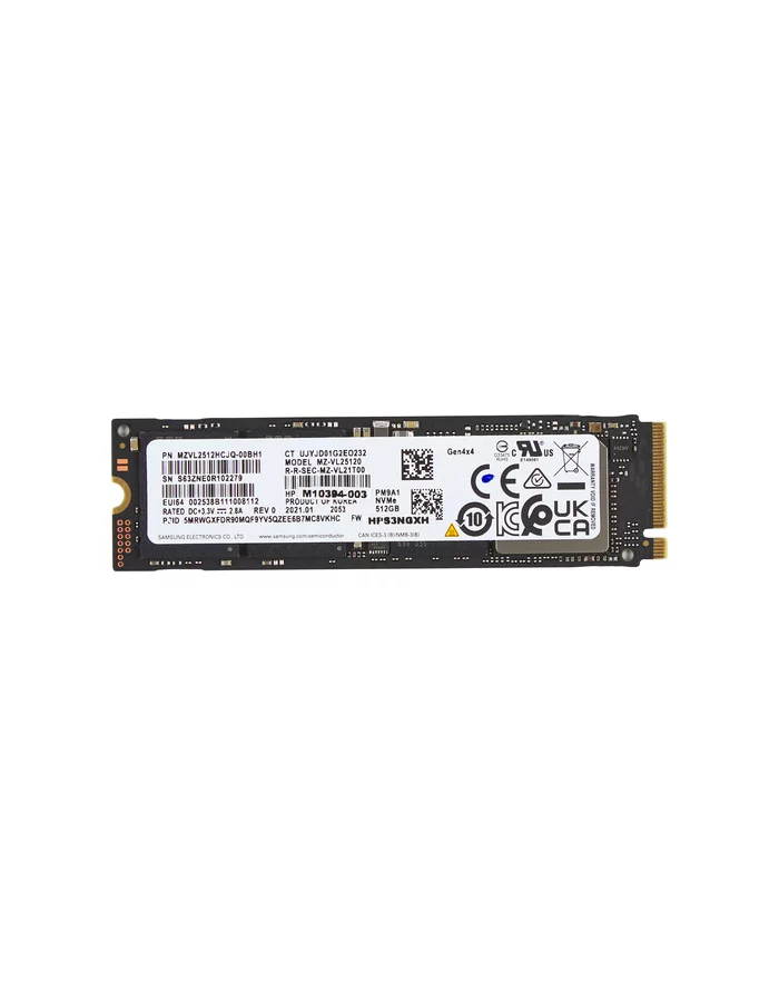 hp inc. HP Solid State Drive 512GB PCIe-4x4 NVMe M.2