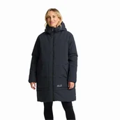 Płaszcze damskie - Damski płaszcz ocieplany Jack Wolfskin NORTHERN LITE COAT W dark navy - S - miniaturka - grafika 1