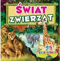 Świat Zwierząt Rozkładanki 3D Praca zbiorowa - Powieści i opowiadania - miniaturka - grafika 1