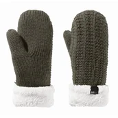 Rękawiczki - Damskie rękawice Jack Wolfskin HIGHLOFT KNIT MITTEN W island moss - S - miniaturka - grafika 1