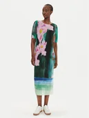 Sukienki - Desigual Sukienka codzienna Garazi 24WWVK78 Kolorowy Slim Fit - miniaturka - grafika 1