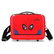 Kosmetyczki, organizery i kuferki - Marvel Spiderman Protector Neceser Adaptable z messenger Czerwony 29x21x15 cms Sztywny ABS 9.14L 0,6 kg, Czerwony, Neceser, kosmetyczka z paskiem na ramię - miniaturka - grafika 1