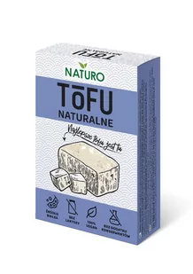 Tofu Naturalne Wegańskie Wegeteriańskie 200g Naturo - Produkty wegańskie i wegetariańskie - miniaturka - grafika 1