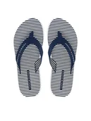 Klapki i japonki damskie - Tommy Hilfiger Japonki Th Ithaca Stripe Summer Sandal FW0FW09192 Granatowy - miniaturka - grafika 1