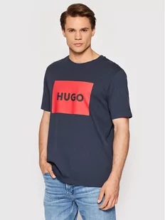 Hugo T-Shirt Dulive222 50467952 Granatowy Regular Fit - Koszulki męskie - miniaturka - grafika 1