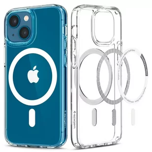 Spigen Etui Ultra Hybrid Mag Magsafe do iPhone 13 White - Etui i futerały do telefonów - miniaturka - grafika 1