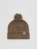 Buciki dla niemowląt - Reserved - Czapka z domieszką wełny - brązowy - miniaturka - grafika 1