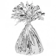 Balony i akcesoria - Obciążnik do balonów, foliowy, srebrny, 150 g - miniaturka - grafika 1