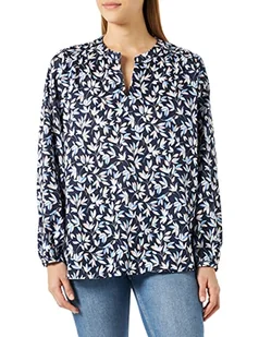 bugatti Damska W5066-21343 bluzka, granatowa-380, Sandard, Marine-380 - Bluzki damskie - miniaturka - grafika 1