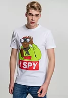 Koszulki męskie - Mister Tee Herren i Spy Tee T-Shirt, biały, XS MT575 - miniaturka - grafika 1