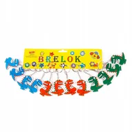 Breloki - Bajkowy Dinozaur Brelok Do Kluczy Zestaw 12Szt - miniaturka - grafika 1