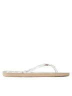Klapki i japonki damskie - Roxy Japonki ARJL100915 Biały - miniaturka - grafika 1
