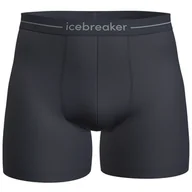Majtki męskie - Męskie bokserki Icebreaker Mens Anatomica Boxers Rozmiar: XL / Kolor: czarny/niebieski - miniaturka - grafika 1