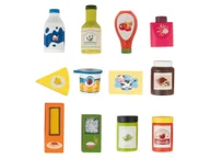 Zabawki AGD - Lupilu Zestaw drewnianych produktów spożywczych XXL Zestaw śniadaniowy - miniaturka - grafika 1