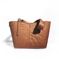 Torebki damskie - SHOPPER deliciosa skórzana torba na ramię - miniaturka - grafika 1