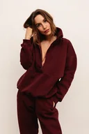 Bluzy damskie - Bluza HAILEY merlot - miniaturka - grafika 1