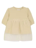 Spodenki dla niemowląt - Noppies Sukienka w kolorze beżowym - miniaturka - grafika 1