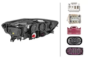 HELLA REFLEKTOR AUDI 1ZT011150311 - Lampy przednie - miniaturka - grafika 1