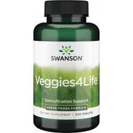Suplementy naturalne - Swanson, Veggies4Life, 300 Tabletek - miniaturka - grafika 1