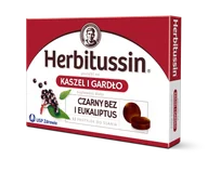 Przeziębienie i grypa - US Pharmacia Herbitussin Gardlo i Kaszel 12 szt. - miniaturka - grafika 1
