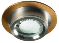 Oprawy, klosze i abażury - Candellux SC-01 Oprawa stropowa aluminiowa satyna-złoto 2210345 - miniaturka - grafika 1