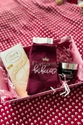 Skarpetki na Dzień Babci Jej Wysokość Babcia bordowe Milena - Skarpetki damskie - miniaturka - grafika 1