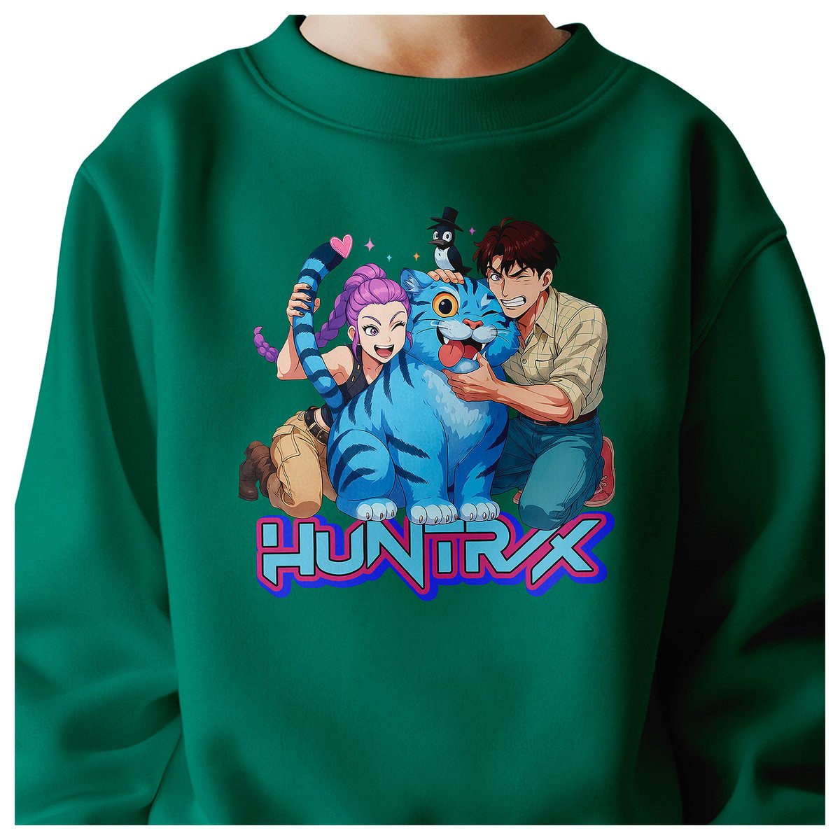 BLUZA DZIECIĘCA KPOP DEMON HUNTERS HUNTRIX 104 BAWEŁNIANA JAKOŚĆ