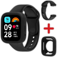Akcesoria do smartwatchy - Pasek + etui Vanfone 2w1 do Xiaomi Redmi Watch 3 Active, czarny - miniaturka - grafika 1