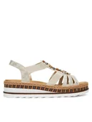 Sandały damskie - Rieker Sandały V7949-90 Granatowy - miniaturka - grafika 1