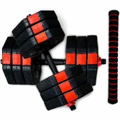 Hantle i ciężarki - Zestaw Hantle Sześciokątne Regulowane 2x 15 kg Eb - miniaturka - grafika 1